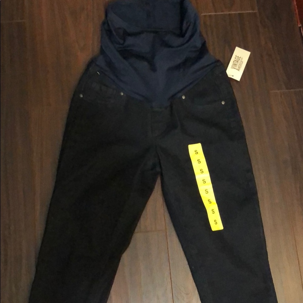 Vintage America Maternity Jean with Belly Band